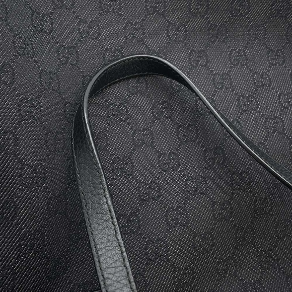 Gucci Bag Charm GG Canvas Tote Black - Picture 11 of 11